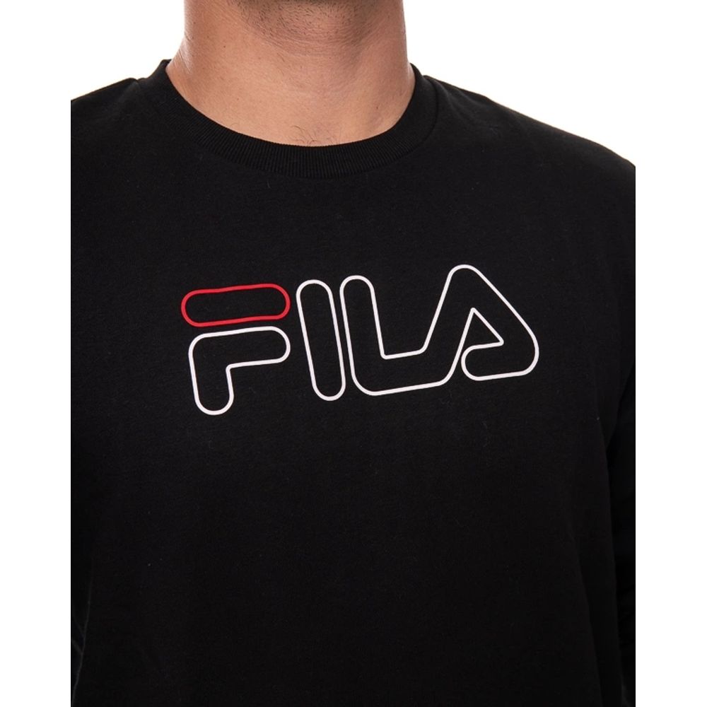Fila Schwarzer Baumwoll-Sweatshirt