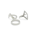 ALDO Silberner Elastan-Ring