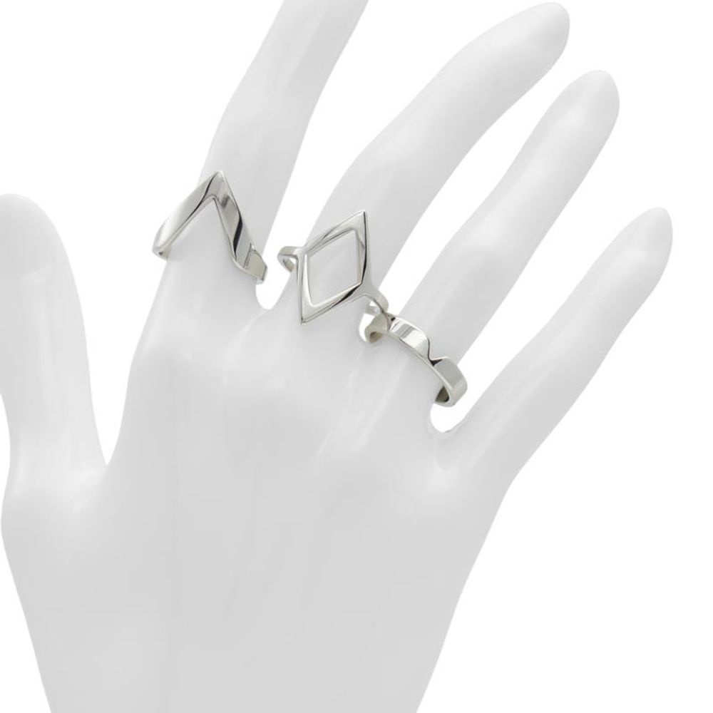 ALDO Silberner Elastan-Ring