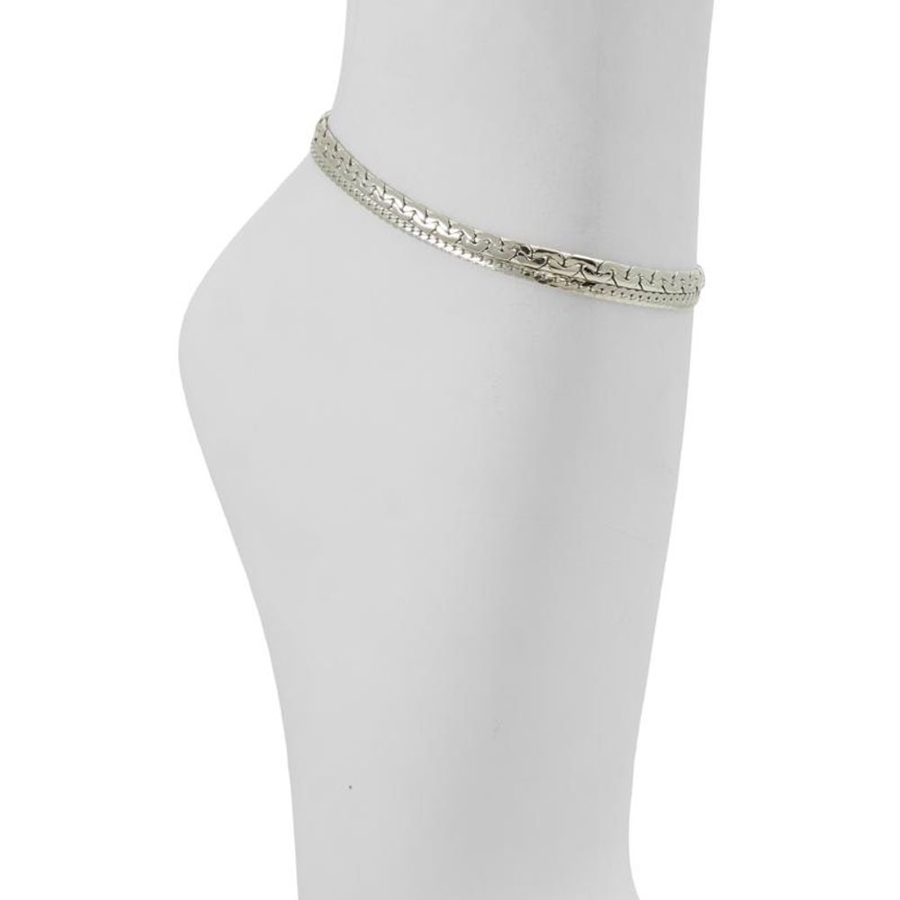 ALDO Silver Spandex Bracelet