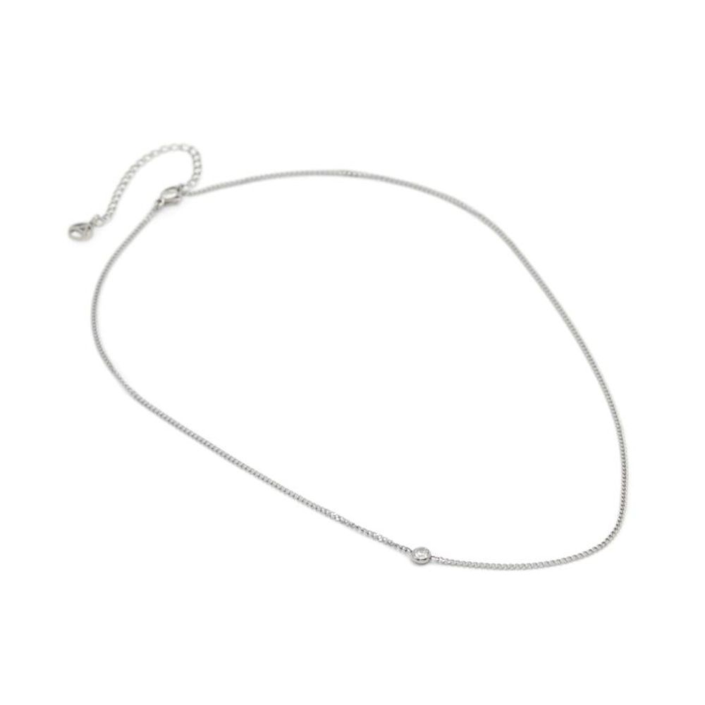 ALDO Necklace in Silver Elastane