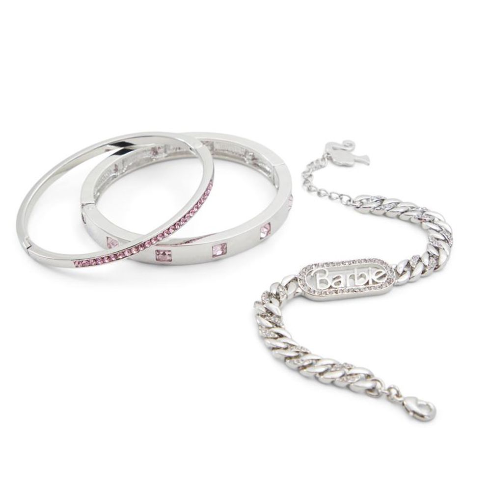 ALDO Armband aus silberfarbenem Elastan