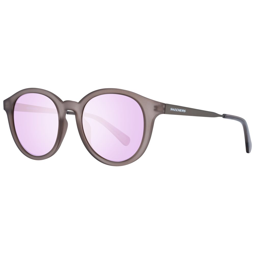 SKECHERS Graue Sonnenbrille aus Kunststoff
