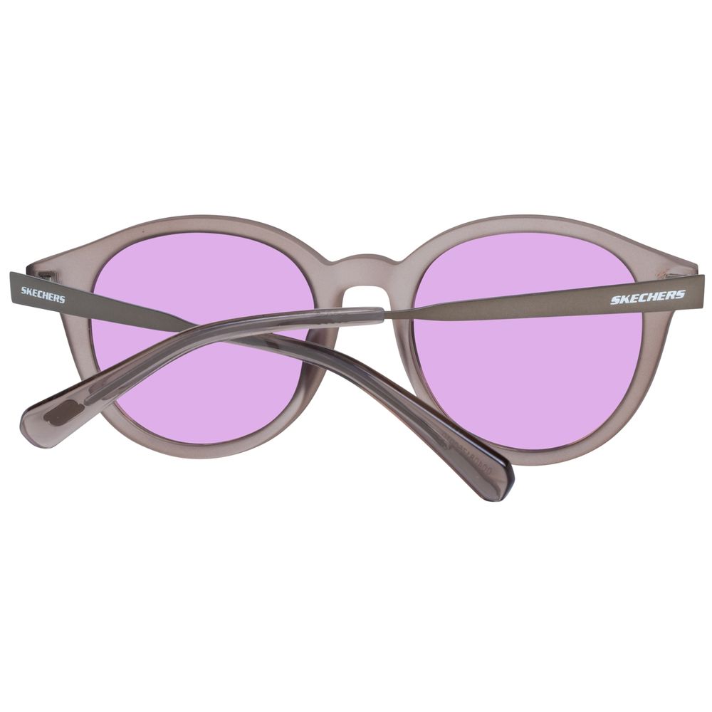 SKECHERS Graue Sonnenbrille aus Kunststoff
