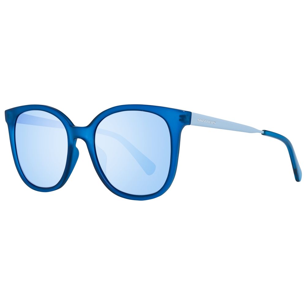 SKECHERS Blaue Sonnenbrille aus Kunststoff