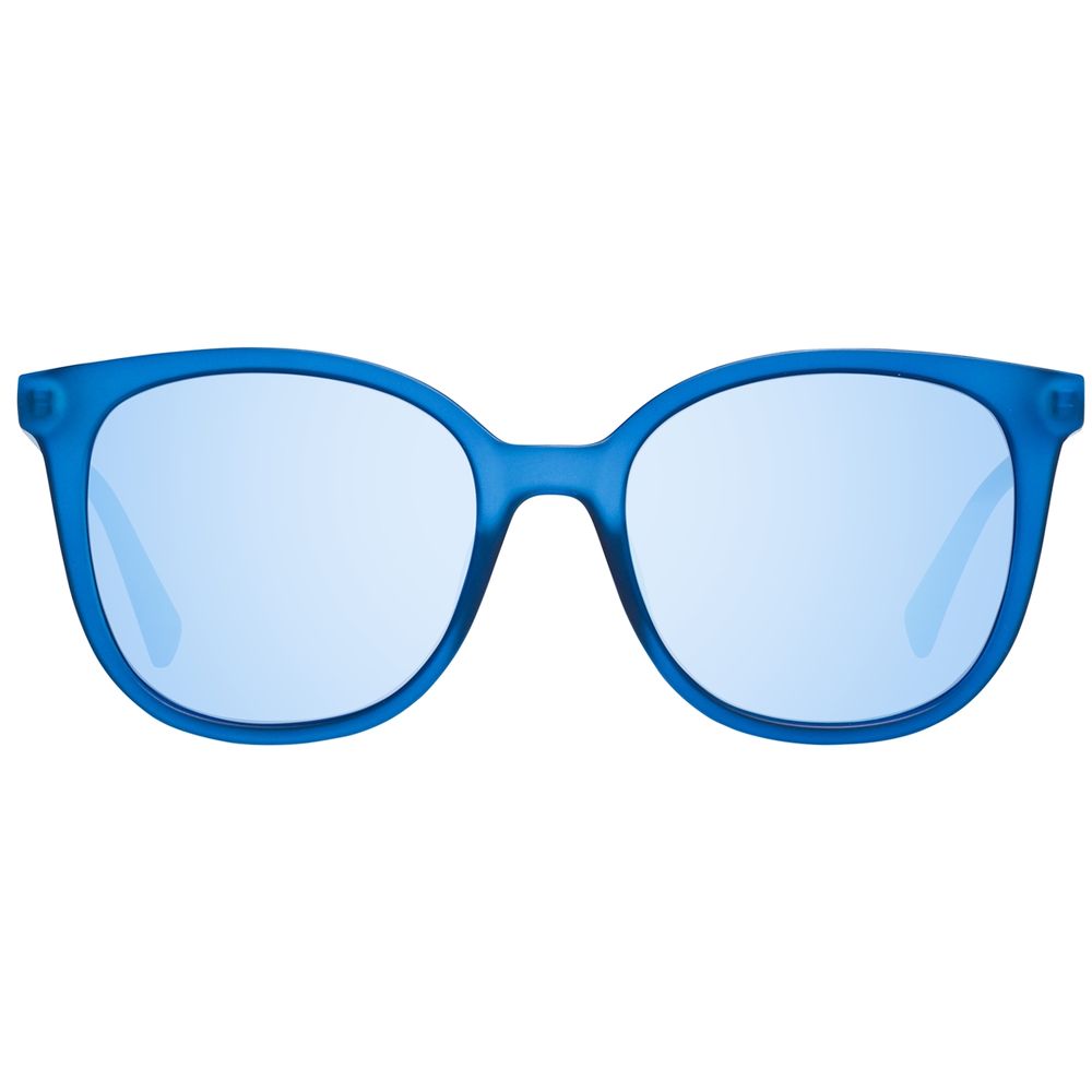 SKECHERS Blaue Sonnenbrille aus Kunststoff