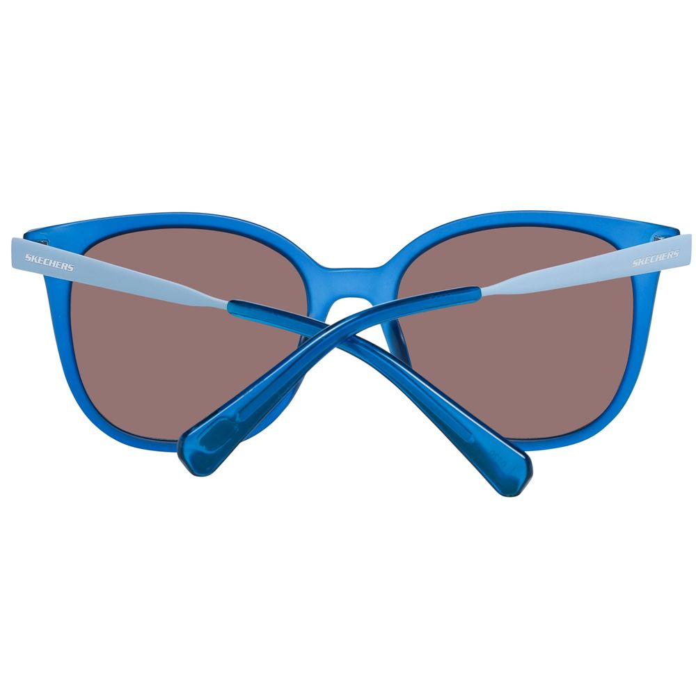 SKECHERS Blaue Sonnenbrille aus Kunststoff