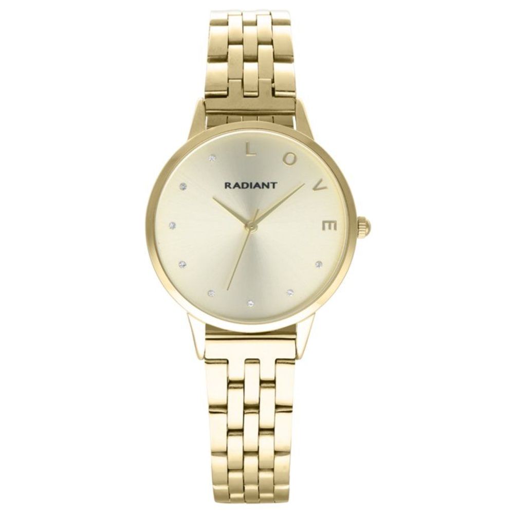 RADIANT Gold-Tone Stainless Steel Dress Watch