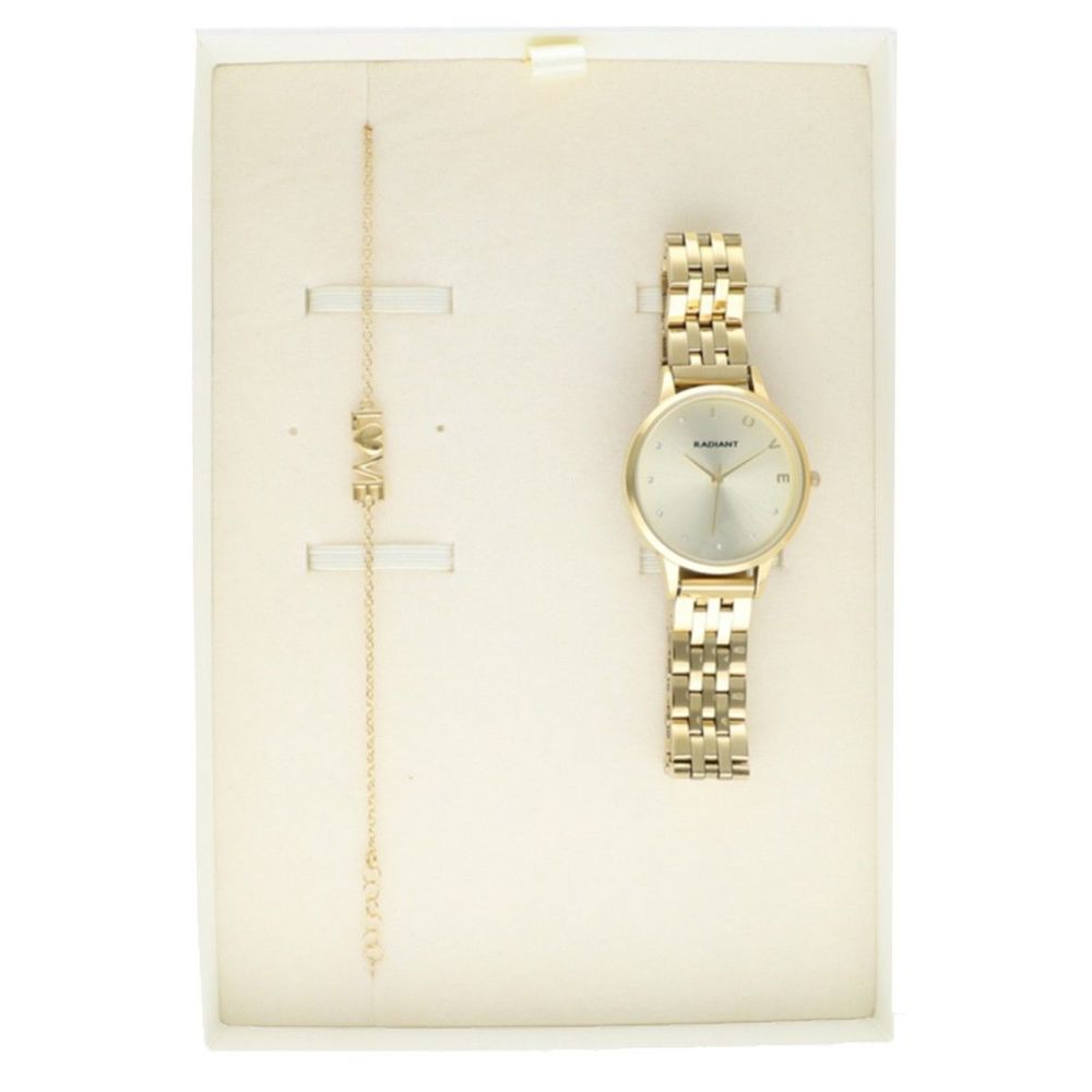 RADIANT Gold-Tone Stainless Steel Dress Watch