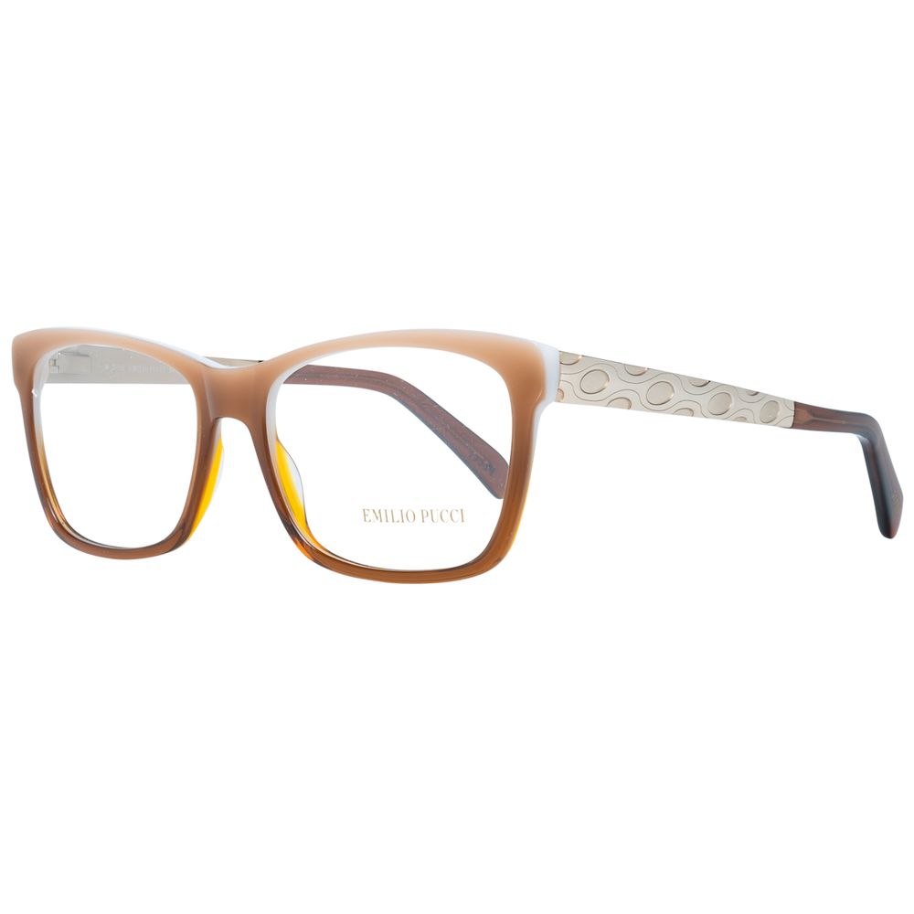 Emilio Pucci Braune Kunststoffbrille (Gestell)