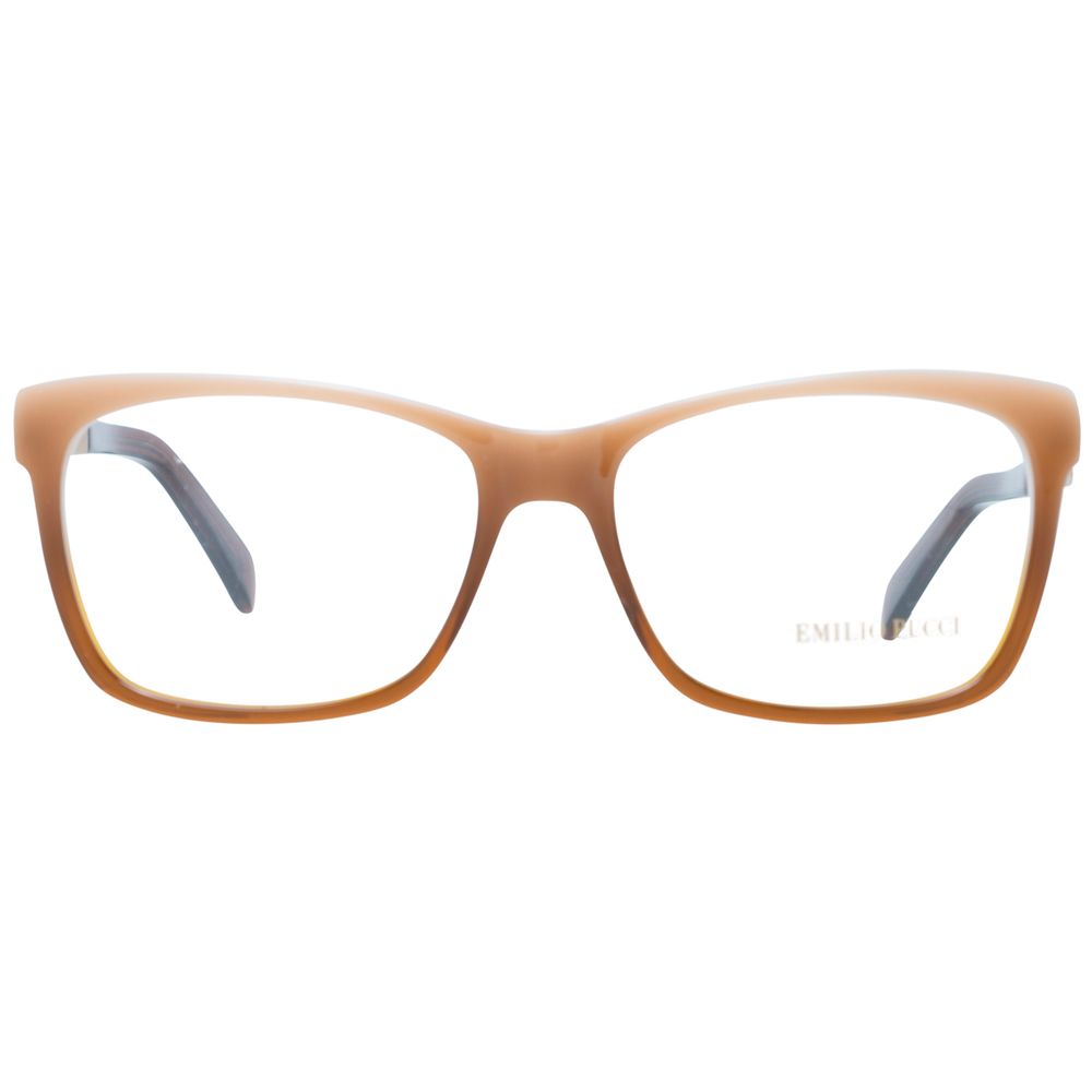Emilio Pucci Braune Kunststoffbrille (Gestell)