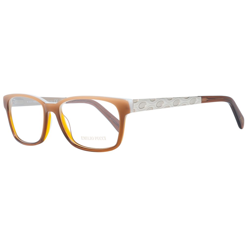 Emilio Pucci Brown Plastic Eyeglasses (Frame)