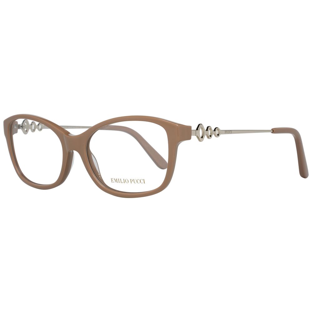 Emilio Pucci Brown Metal Glasses (Frame)