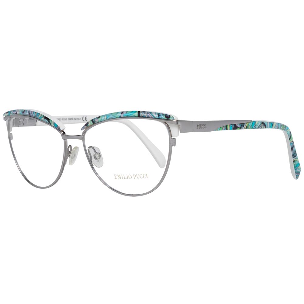 Emilio Pucci Graue Metallbrille (Gestell)
