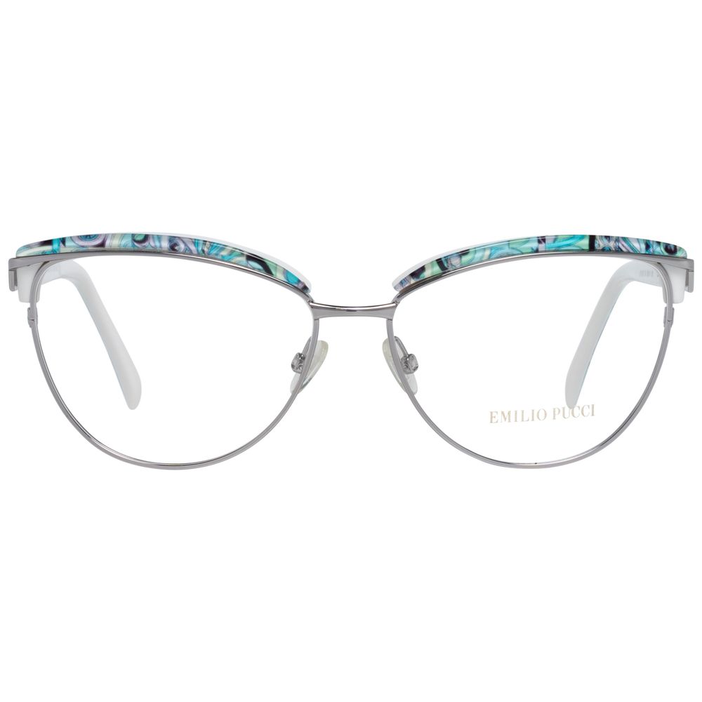 Emilio Pucci Graue Metallbrille (Gestell)