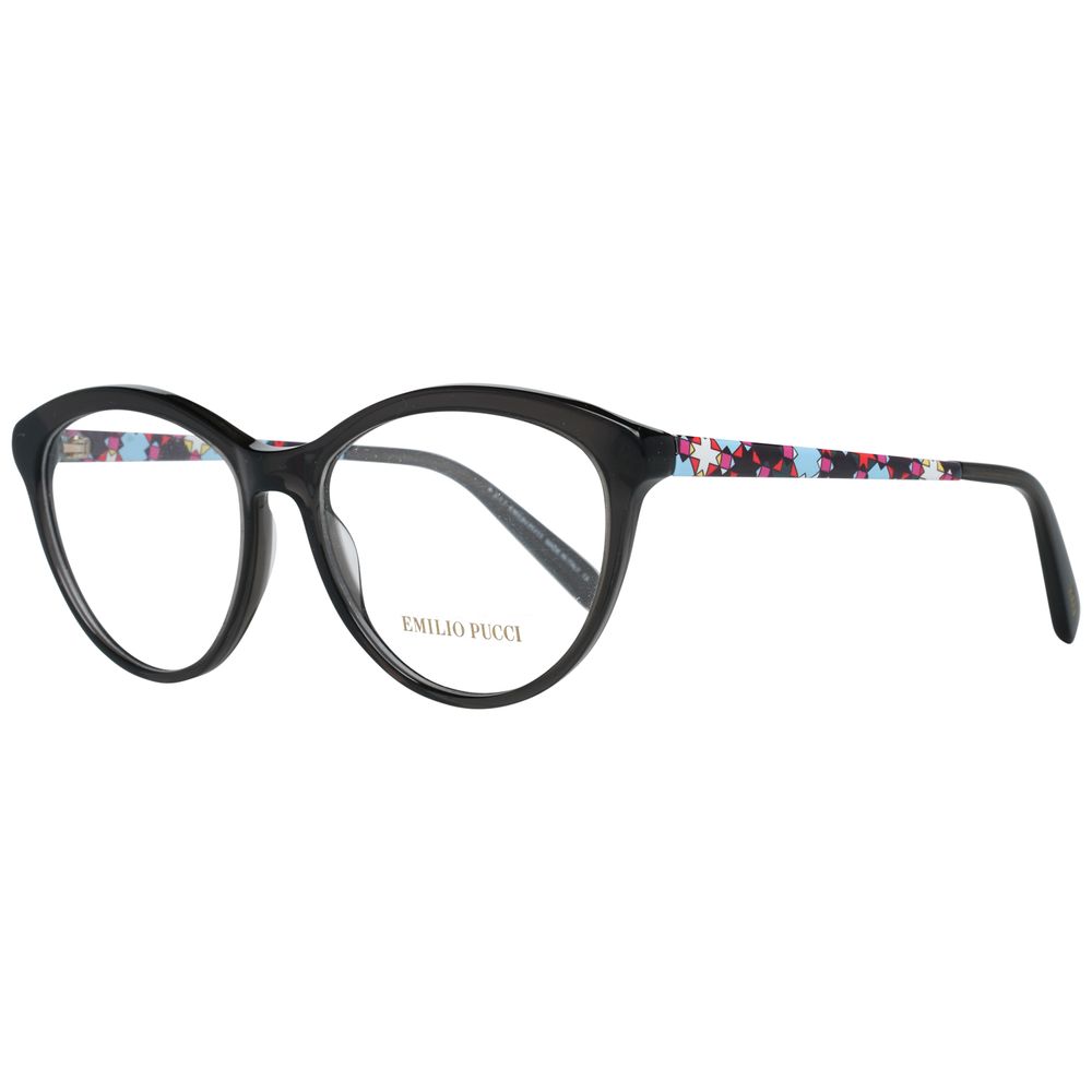 Emilio Pucci Schwarze Metallbrille (Fassung)