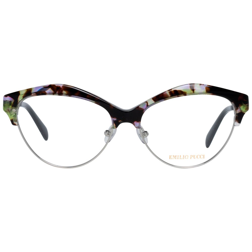 Emilio Pucci Brown Metal Glasses (Frame)