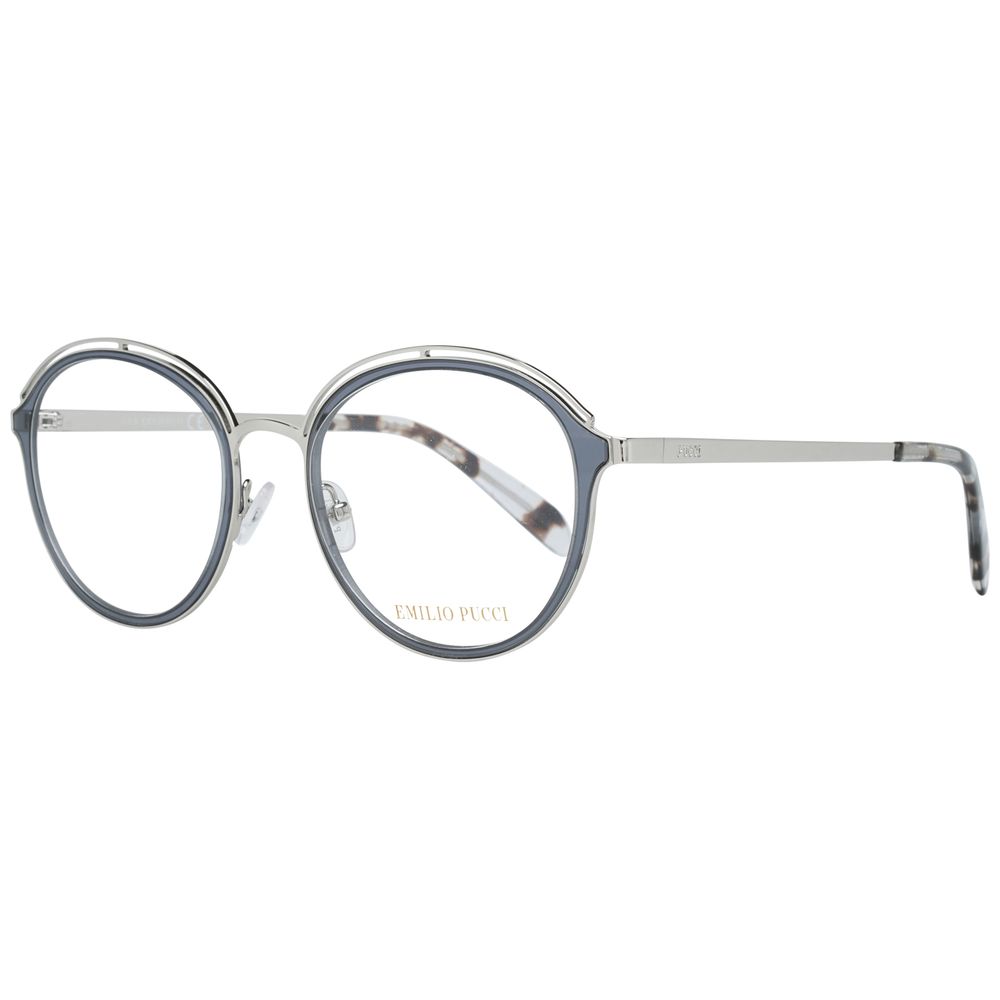 Emilio Pucci Graue Metallbrille (Gestell)