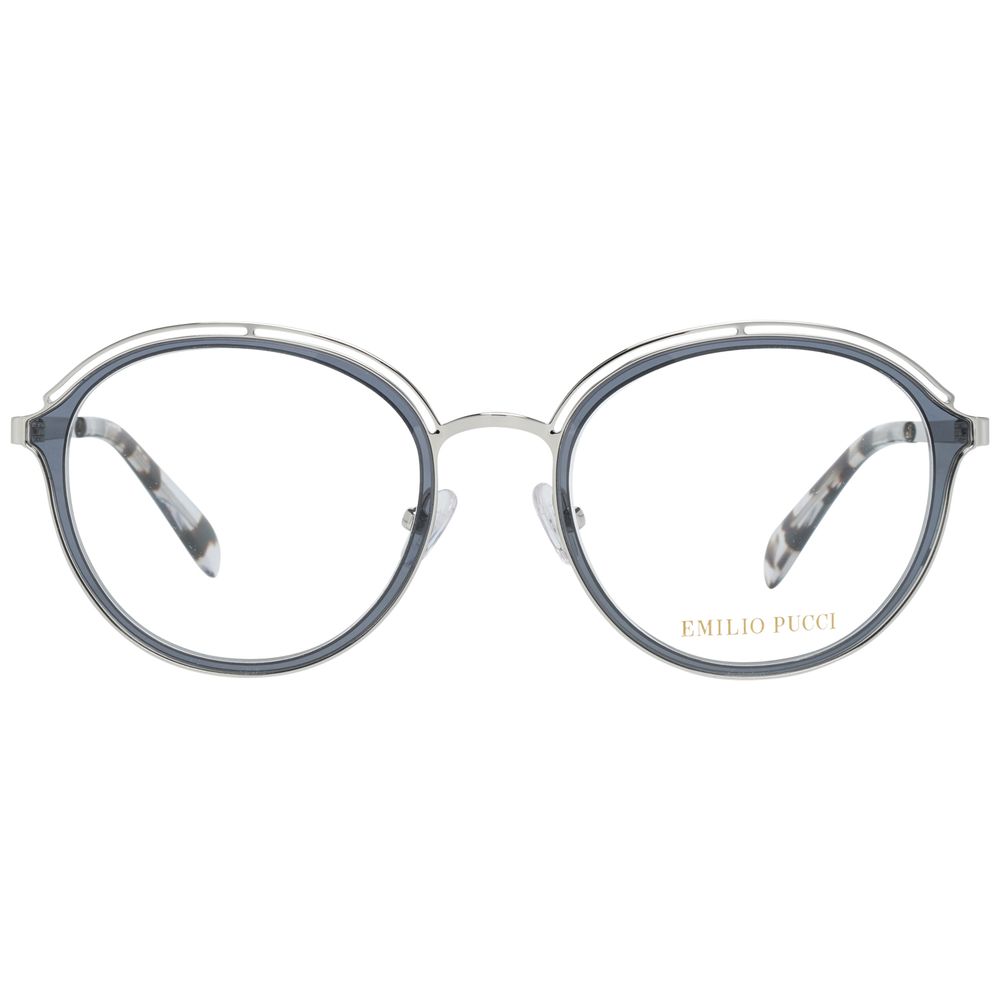 Emilio Pucci Graue Metallbrille (Gestell)