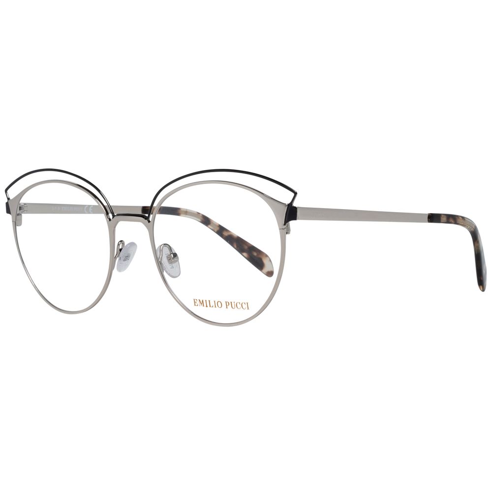 Emilio Pucci Schwarze Metallbrille (Gestell)