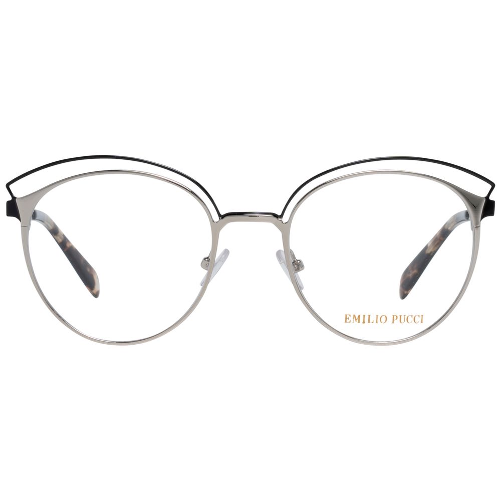 Emilio Pucci Schwarze Metallbrille (Gestell)