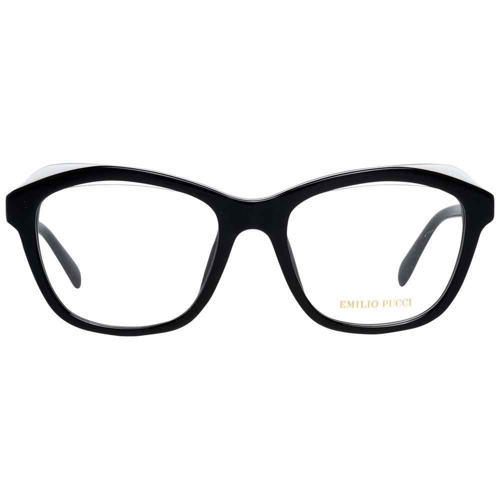 Emilio Pucci Schwarze Kunststoffbrille (Gestell)