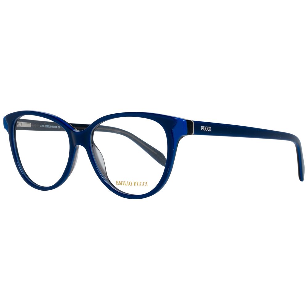 Emilio Pucci Blaue Kunststoffbrille (Gestell)
