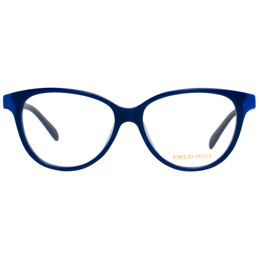 Emilio Pucci Blaue Kunststoffbrille (Gestell)