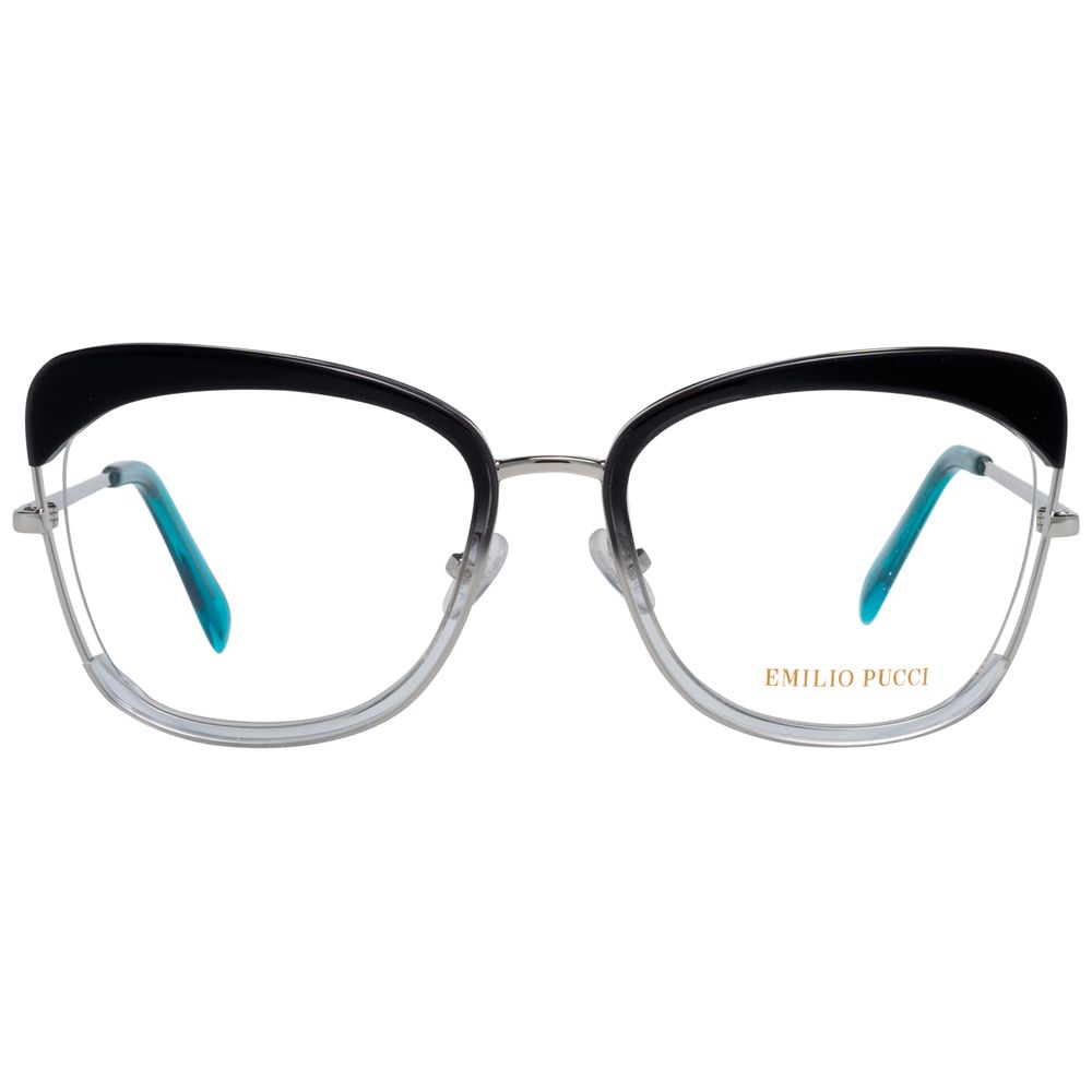 Emilio Pucci Schwarze Metallbrille (Gestell)