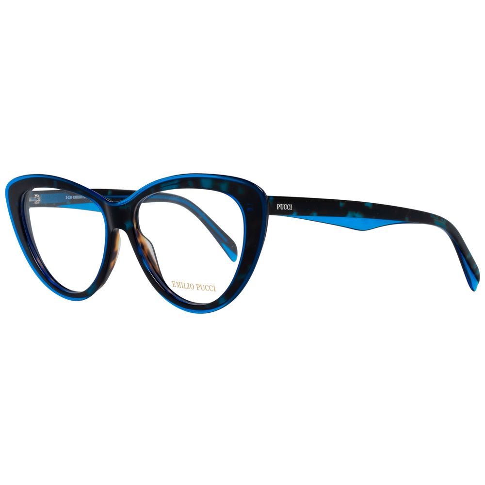Emilio Pucci Blaue Kunststoffbrille (Gestell)