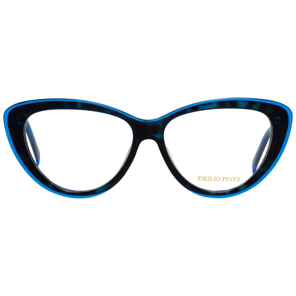 Emilio Pucci Blaue Kunststoffbrille (Gestell)