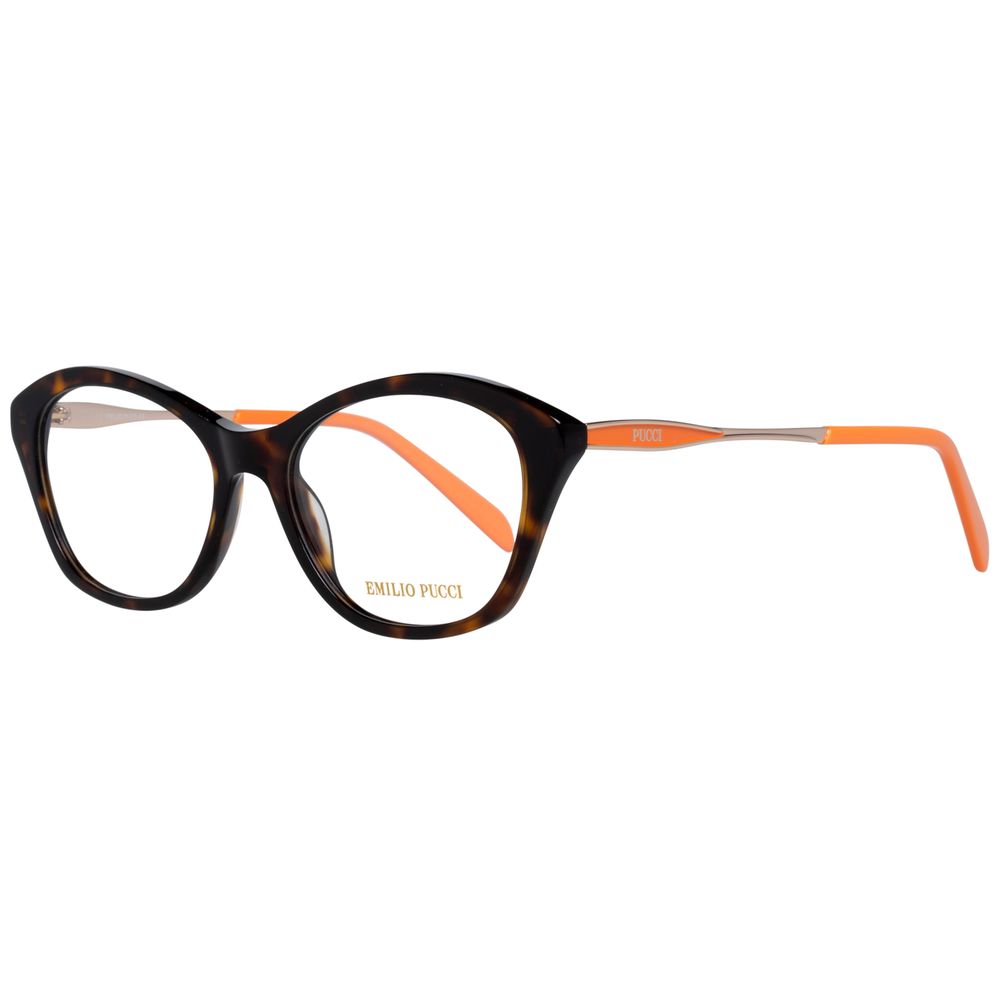 Emilio Pucci Braune Metallbrille (Gestell)