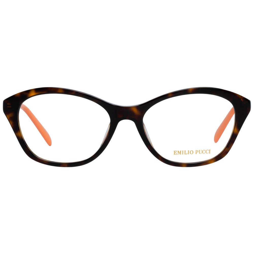 Emilio Pucci Braune Metallbrille (Gestell)