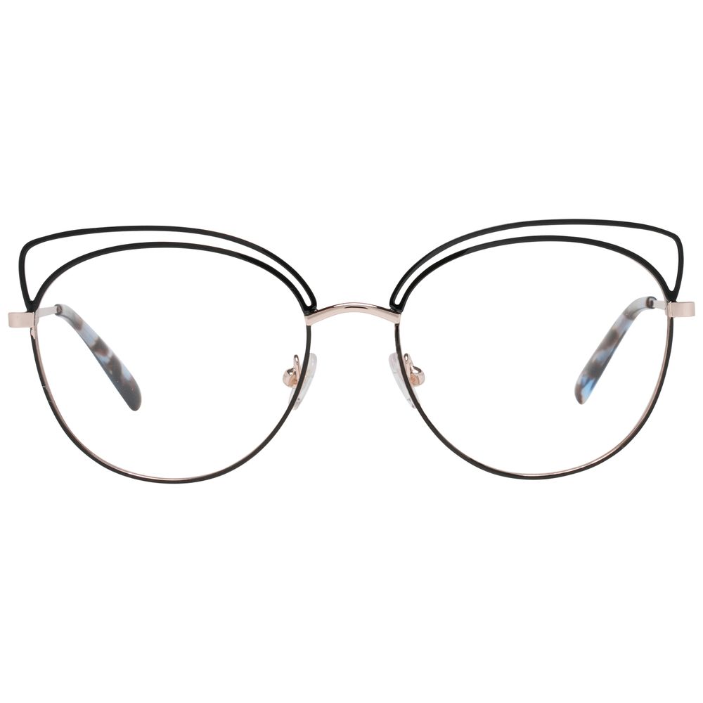 Emilio Pucci Schwarze Metallbrille (Fassung)