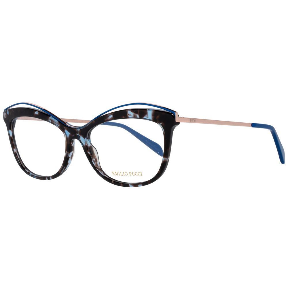 Emilio Pucci Braune Metallbrille (Gestell)