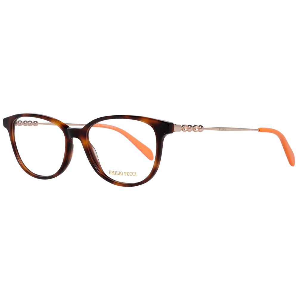 Emilio Pucci Braune Kunststoffbrille (Gestell)