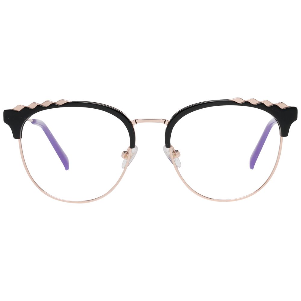 Emilio Pucci Schwarze Metallbrille (Fassung)