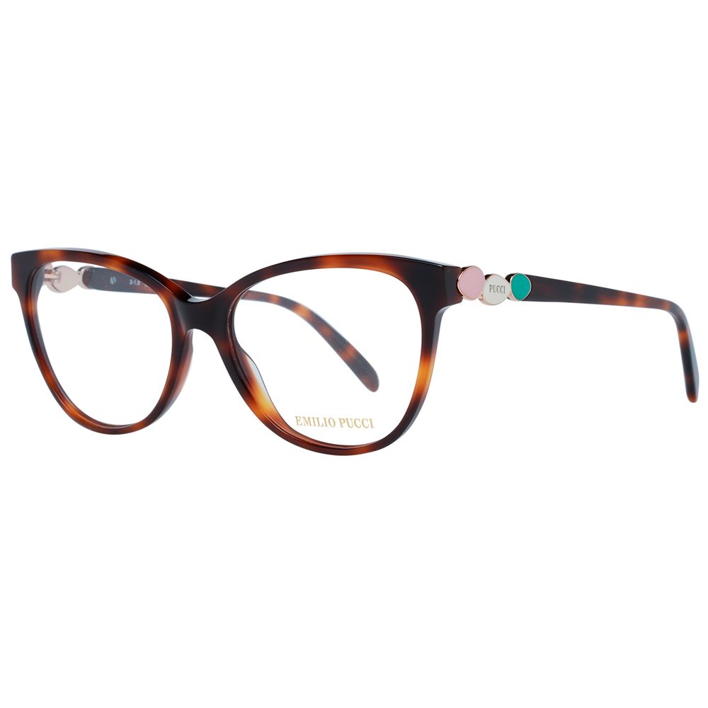 Emilio Pucci Braune Acetat-Brille (Gestell)