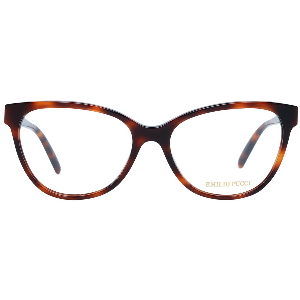 Emilio Pucci Braune Acetat-Brille (Gestell)