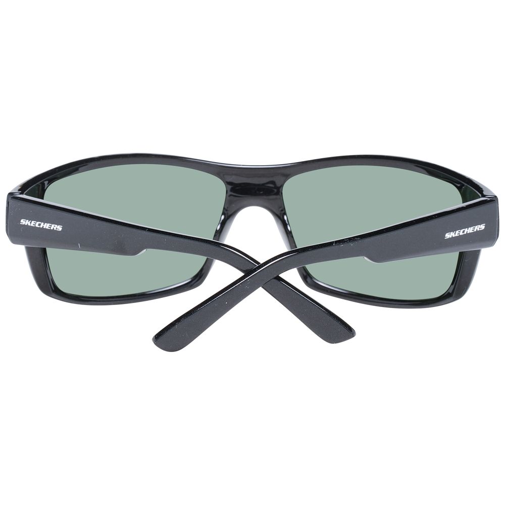 SKECHERS Schwarze Sonnenbrille aus Kunststoff