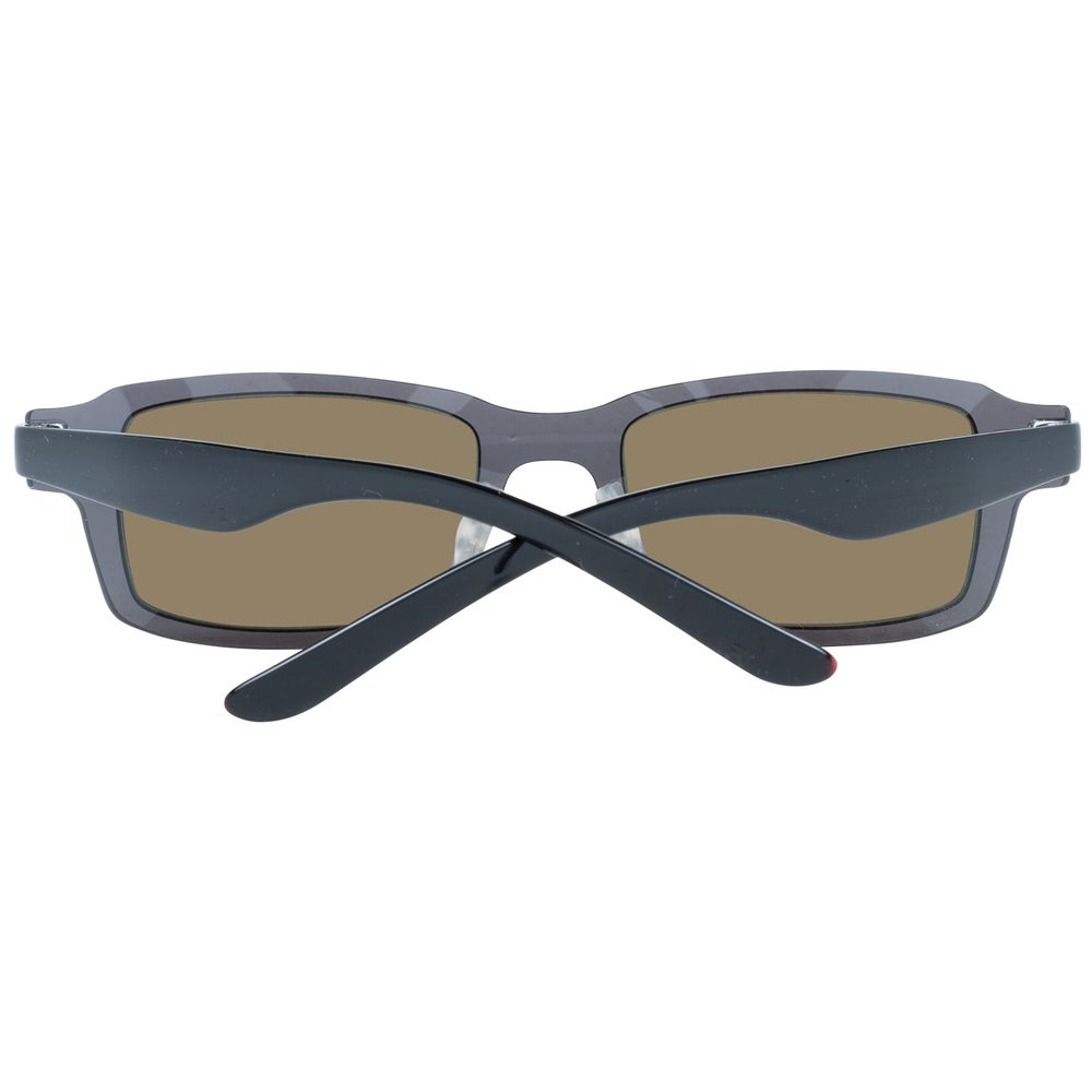 TRY COVER CHANGE Schwarze Sonnenbrille aus Kunststoff