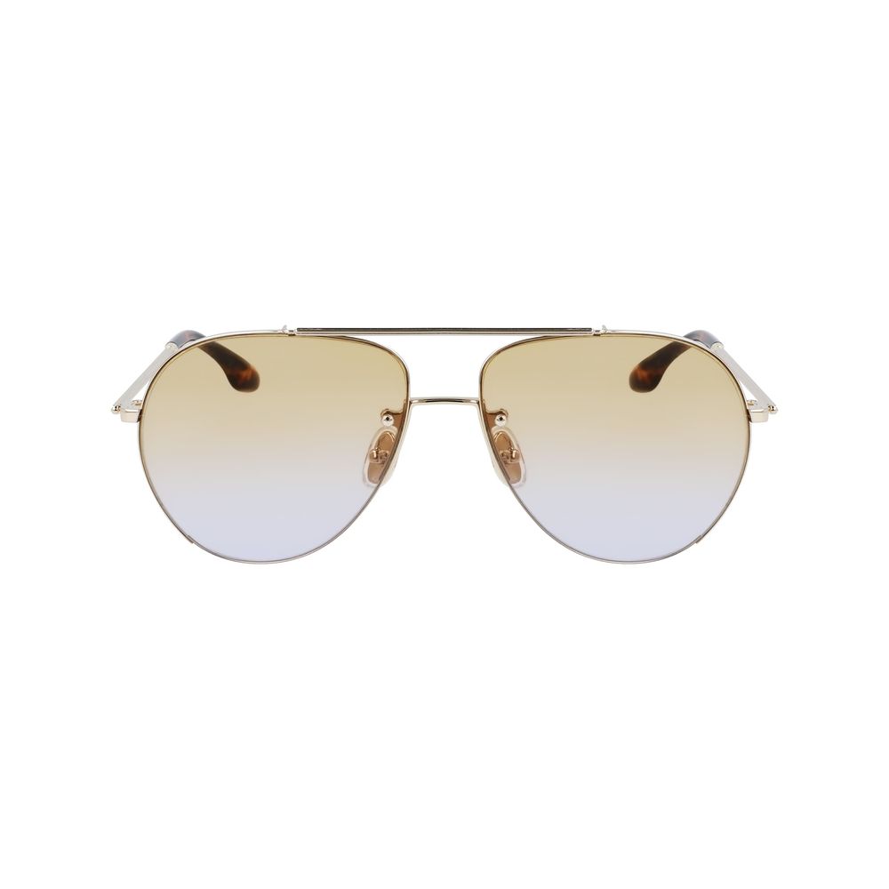 Victoria Beckham Sonnenbrille aus Goldmetall