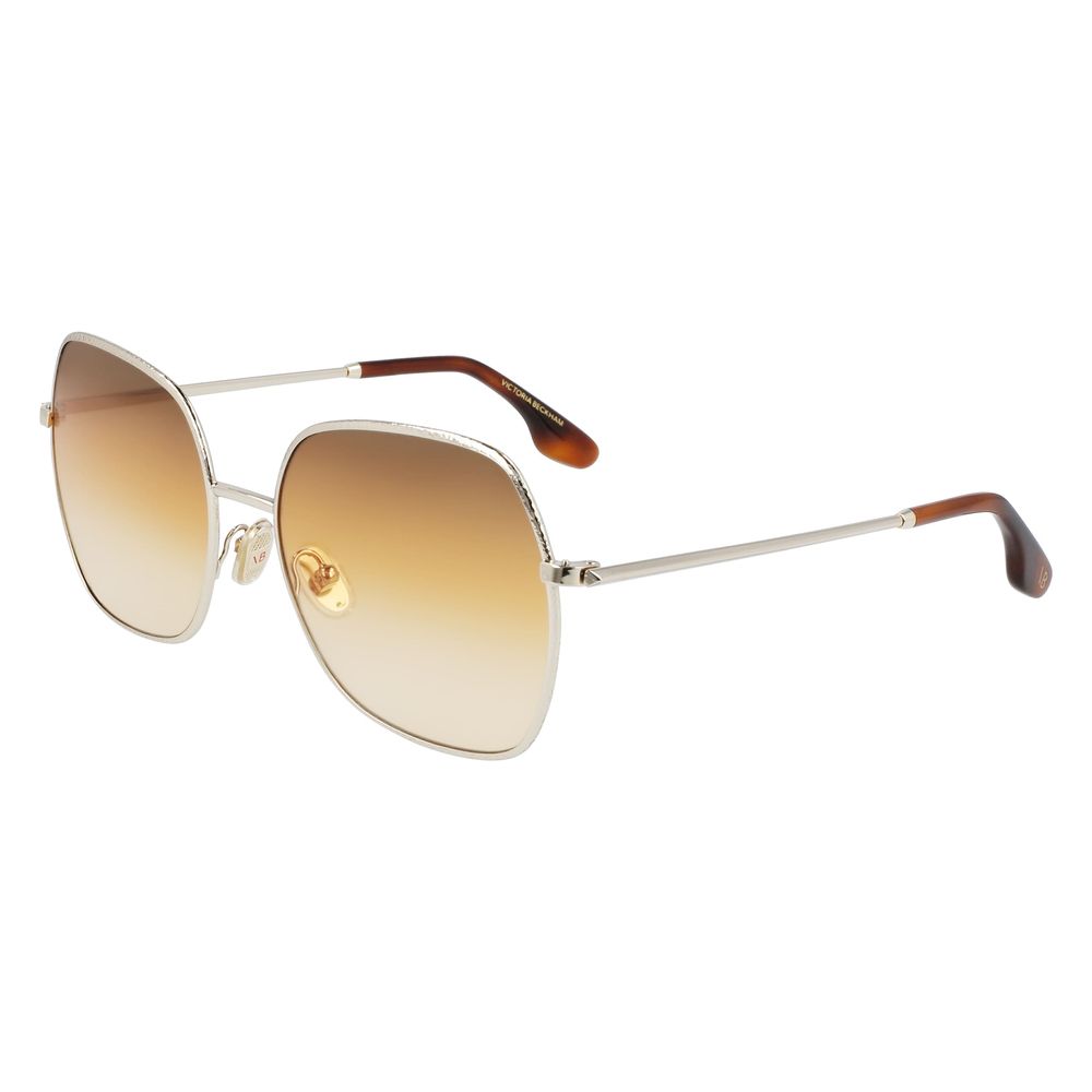 Victoria Beckham Sonnenbrille aus Goldmetall