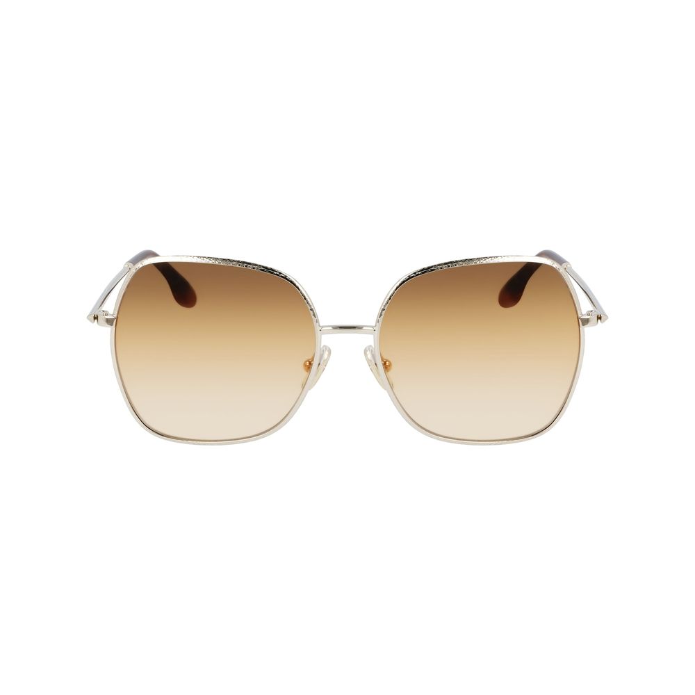 Victoria Beckham Sonnenbrille aus Goldmetall