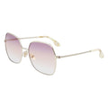 Victoria Beckham Sonnenbrille aus Goldmetall