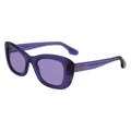 Victoria Beckham Grey Acetate Sunglasses