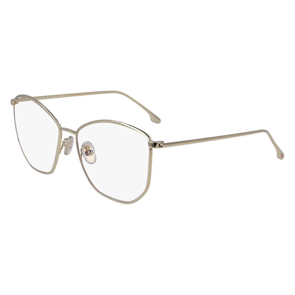 Victoria Beckham Brille aus Goldmetall (Gestell)