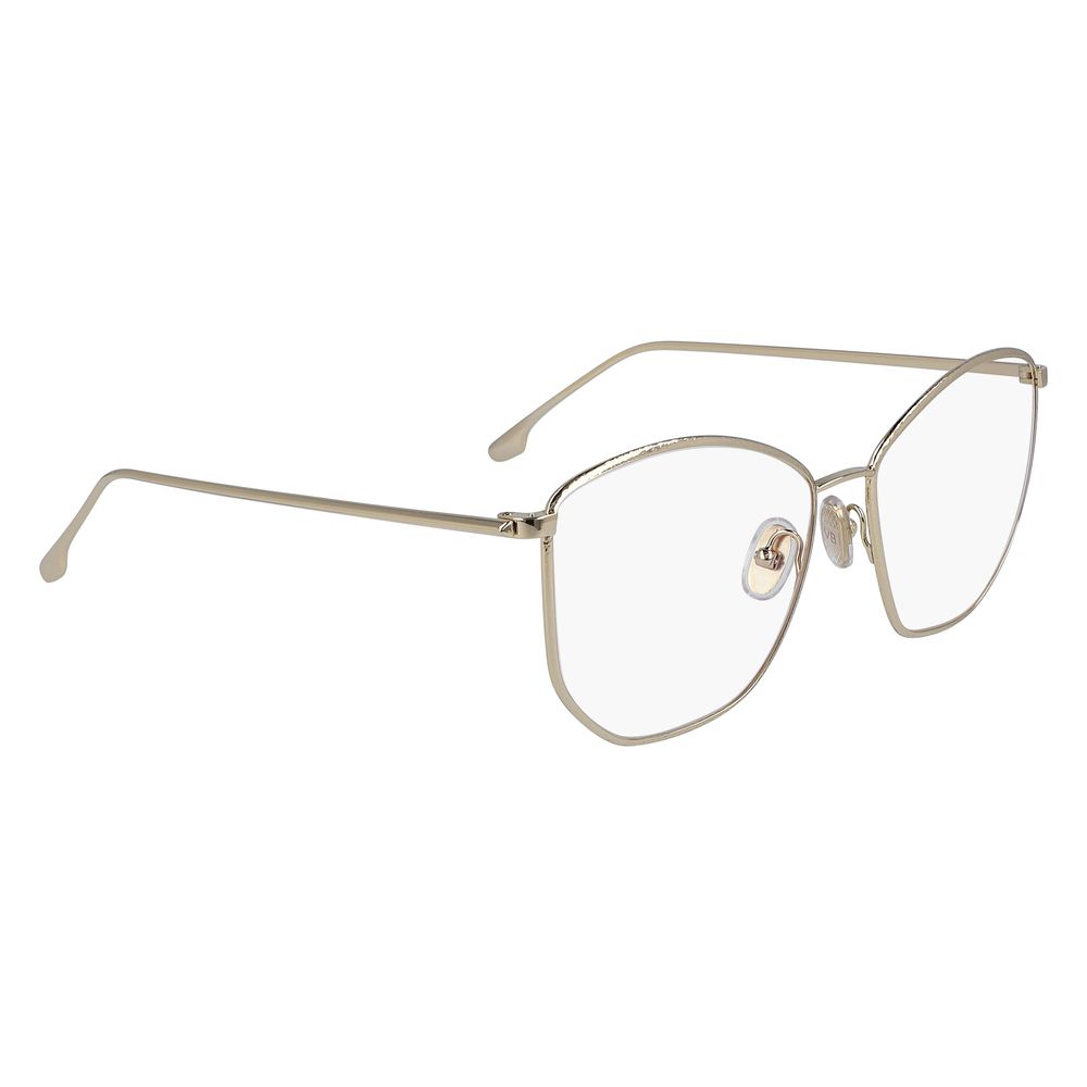 Victoria Beckham Brille aus Goldmetall (Gestell)