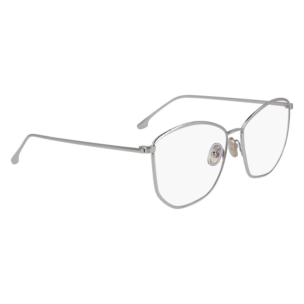 Victoria Beckham Grey Metal Glasses (Frame)