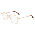 Victoria Beckham Braune Metallbrille (Gestell)